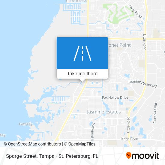 Mapa de Sparge Street
