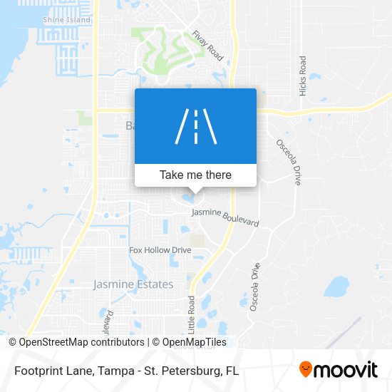 Footprint Lane map