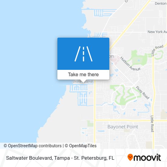 Mapa de Saltwater Boulevard