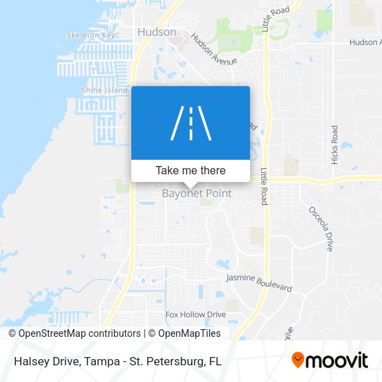 Mapa de Halsey Drive