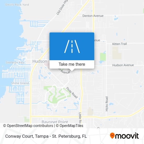 Conway Court map