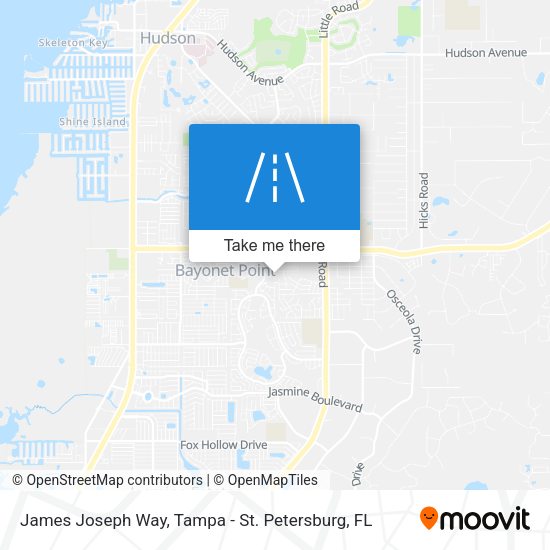 Mapa de James Joseph Way