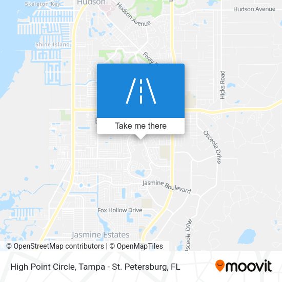 Mapa de High Point Circle