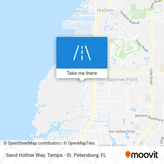 Mapa de Sand Hollow Way
