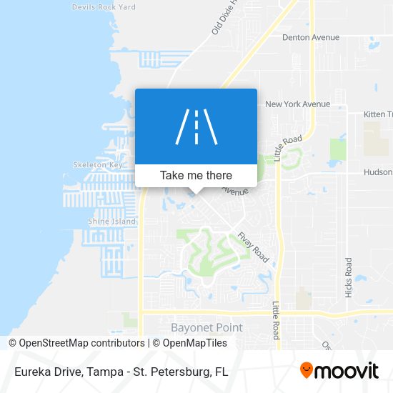 Eureka Drive map