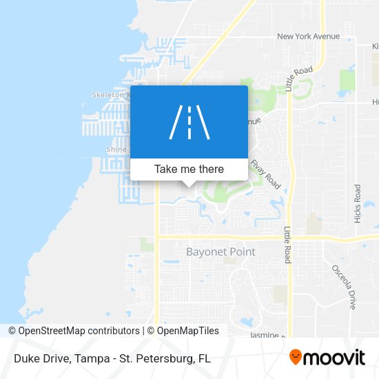 Duke Drive map