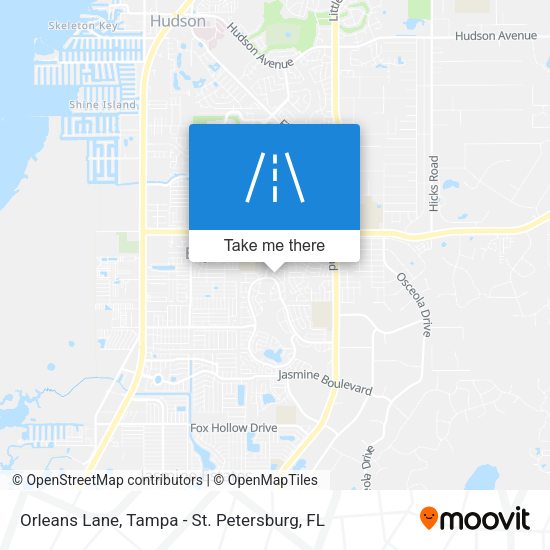 Orleans Lane map