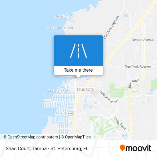 Shad Court map
