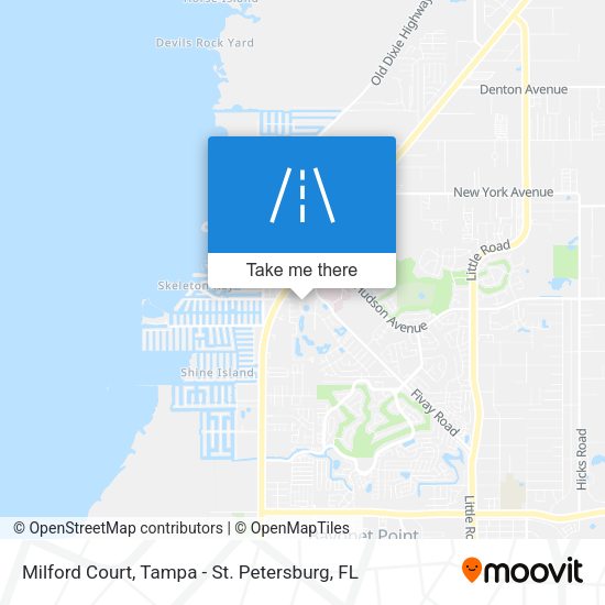 Milford Court map