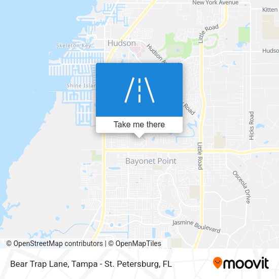 Mapa de Bear Trap Lane