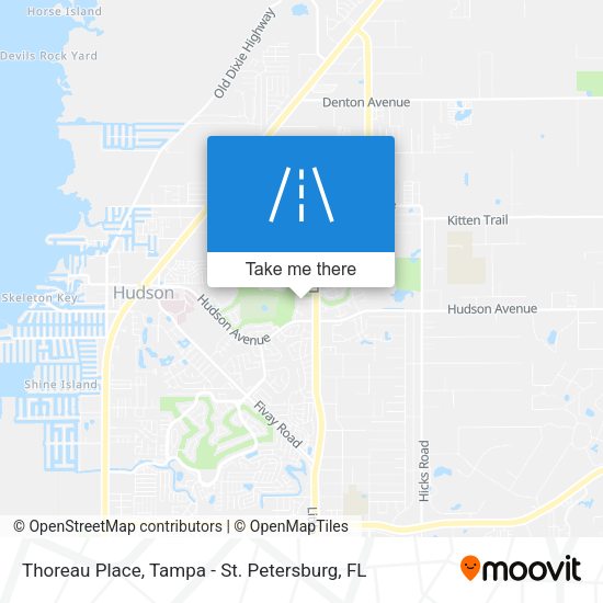 Thoreau Place map