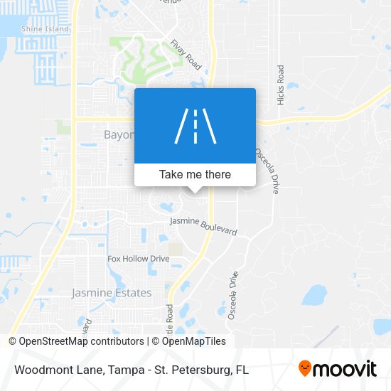 Woodmont Lane map