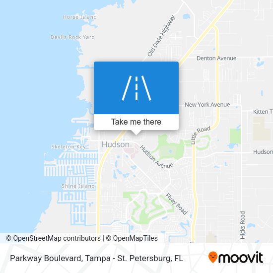 Parkway Boulevard map