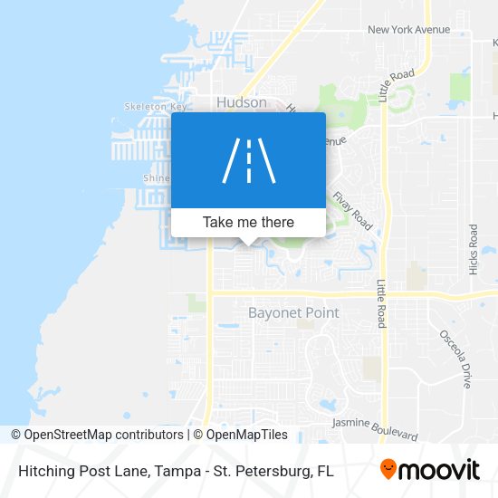 Hitching Post Lane map