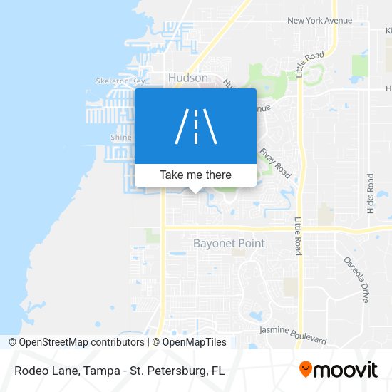 Rodeo Lane map