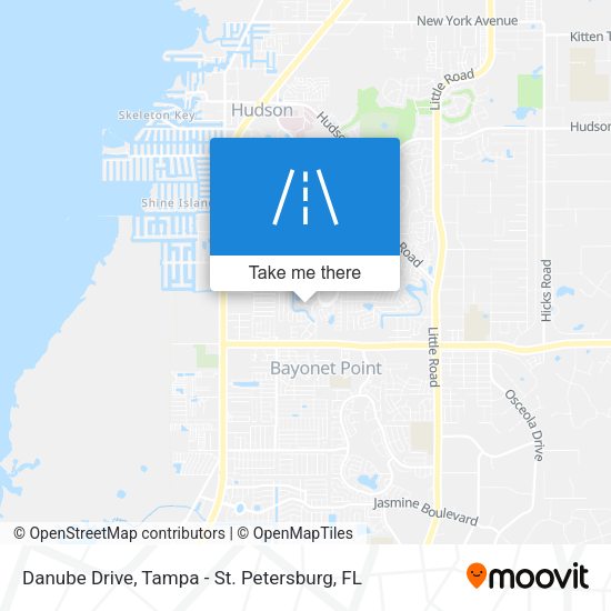 Danube Drive map