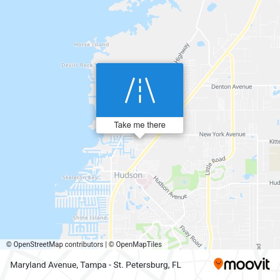 Mapa de Maryland Avenue