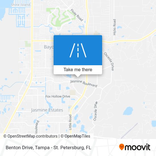 Benton Drive map