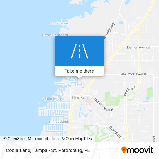 Cobia Lane map