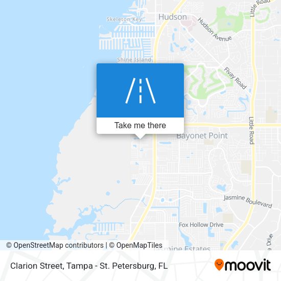 Mapa de Clarion Street
