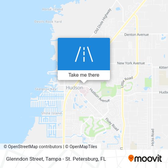 Glenndon Street map