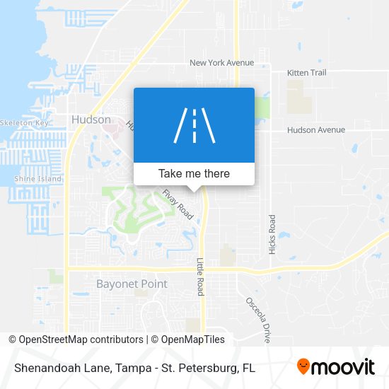 Shenandoah Lane map