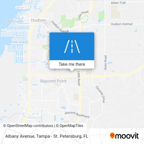 Mapa de Albany Avenue
