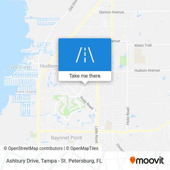 Ashbury Drive map