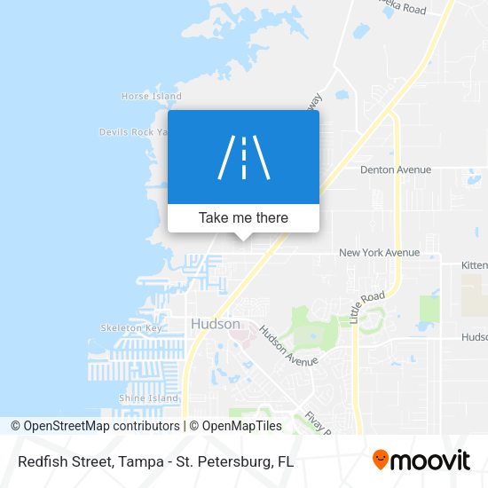 Redfish Street map