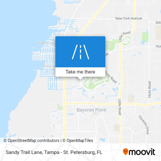 Sandy Trail Lane map