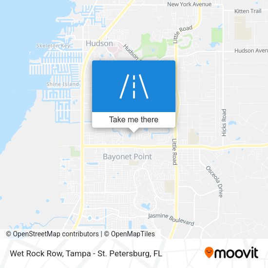 Wet Rock Row map