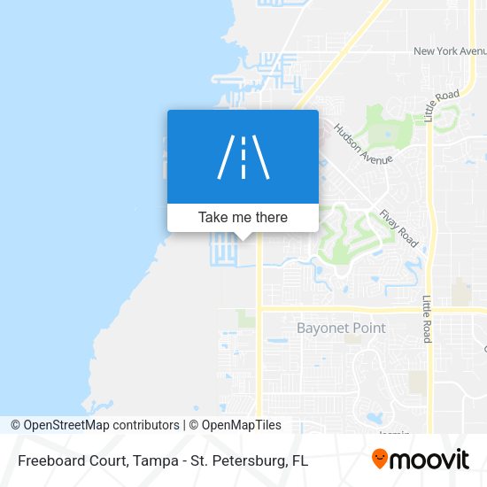 Freeboard Court map