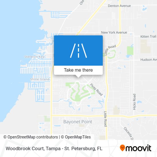 Woodbrook Court map