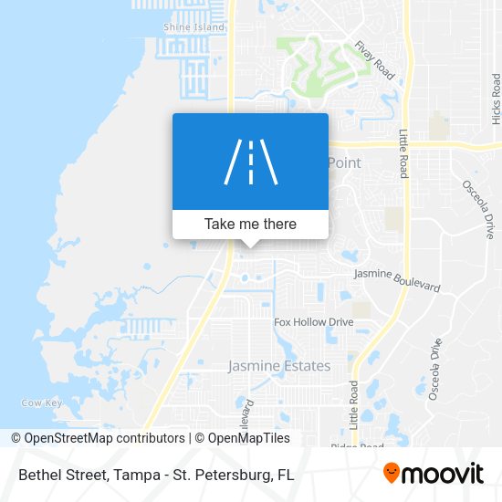 Bethel Street map