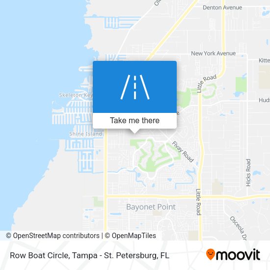 Row Boat Circle map