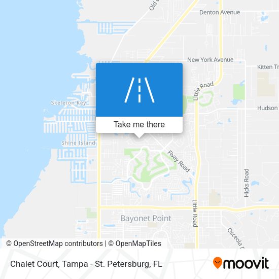 Chalet Court map