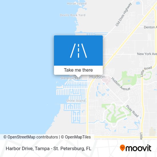 Harbor Drive map