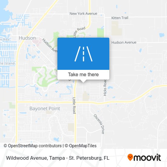 Mapa de Wildwood Avenue