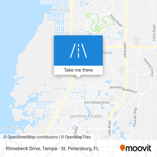 Rhinebeck Drive map