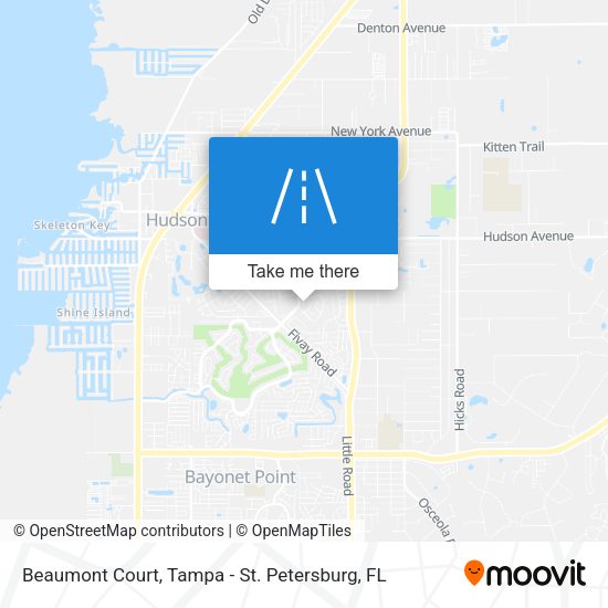Beaumont Court map
