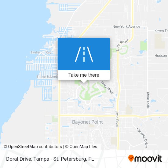 Doral Drive map