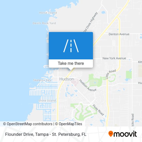 Flounder Drive map