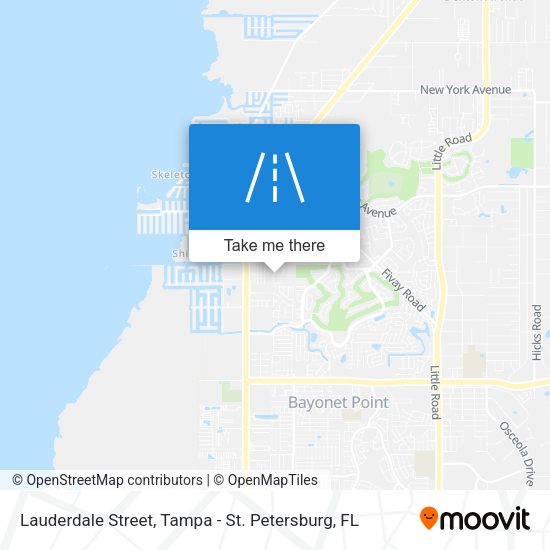 Mapa de Lauderdale Street