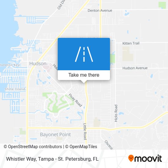 Mapa de Whistler Way
