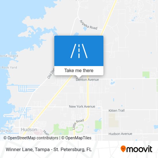 Winner Lane map