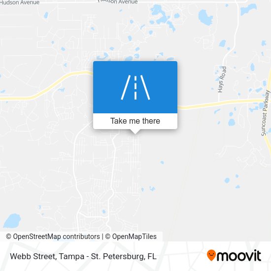Mapa de Webb Street