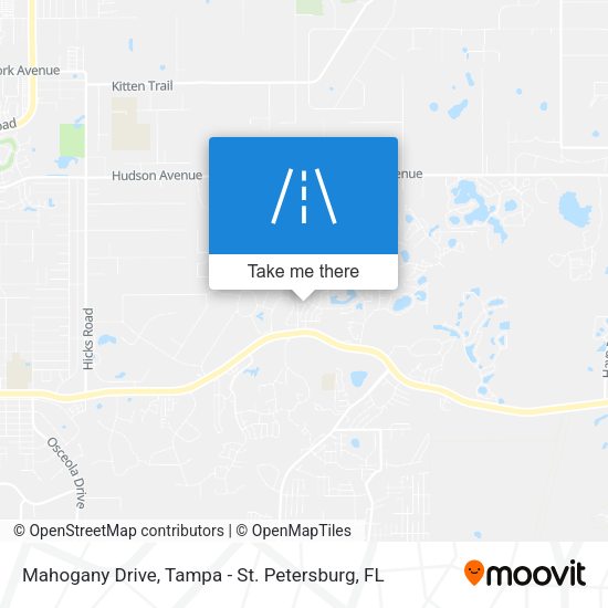 Mapa de Mahogany Drive