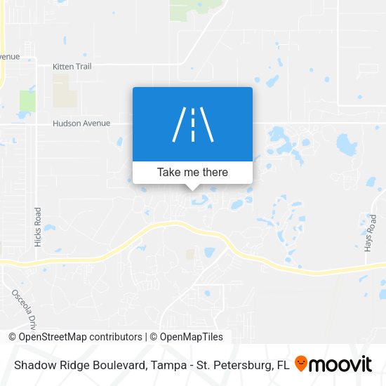Mapa de Shadow Ridge Boulevard