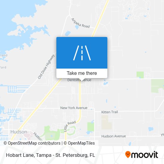 Hobart Lane map