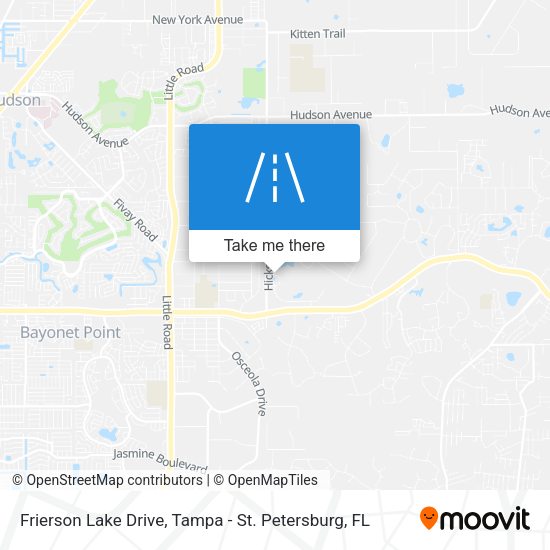 Mapa de Frierson Lake Drive
